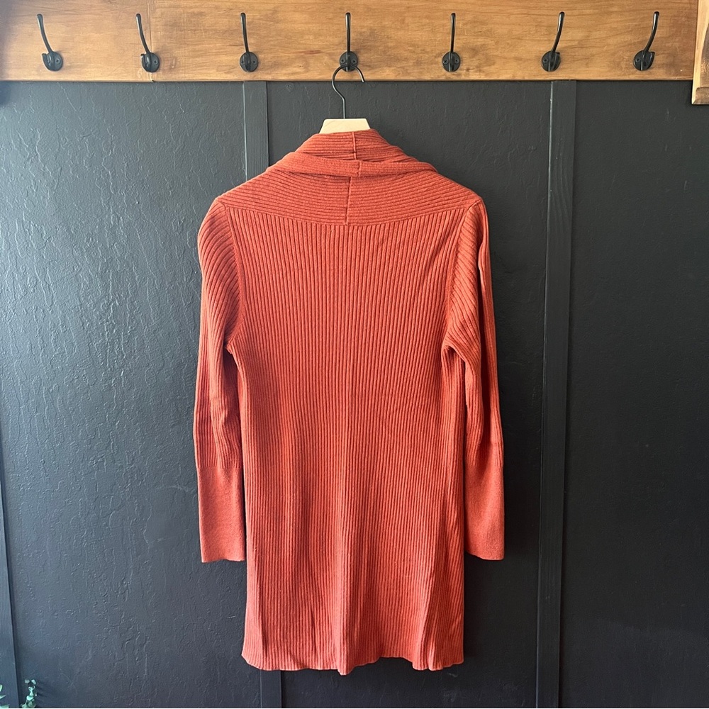 Leith Ribbed Shawl Cocoon Cardigan - Picture 5 of 9